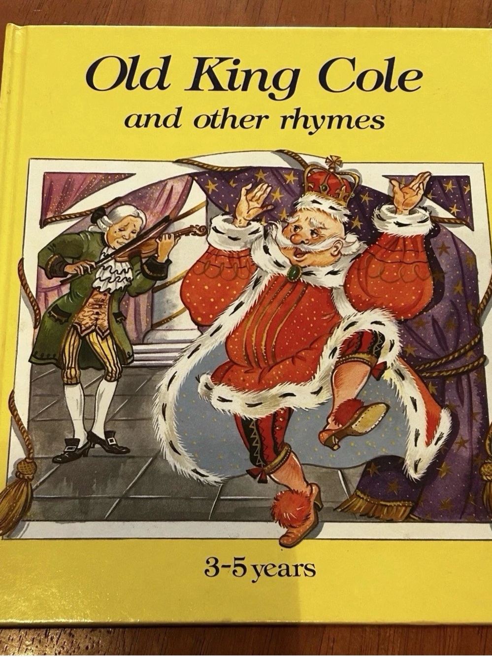 Vintage Old King Cole Nursery Rhymes 1990 Childrens Hardcover Gondola Book